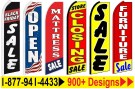 FLAGS Feather Windless Outdoor Flags Swooper Banner Style Furniture Mattress Flooring Flags and Kits